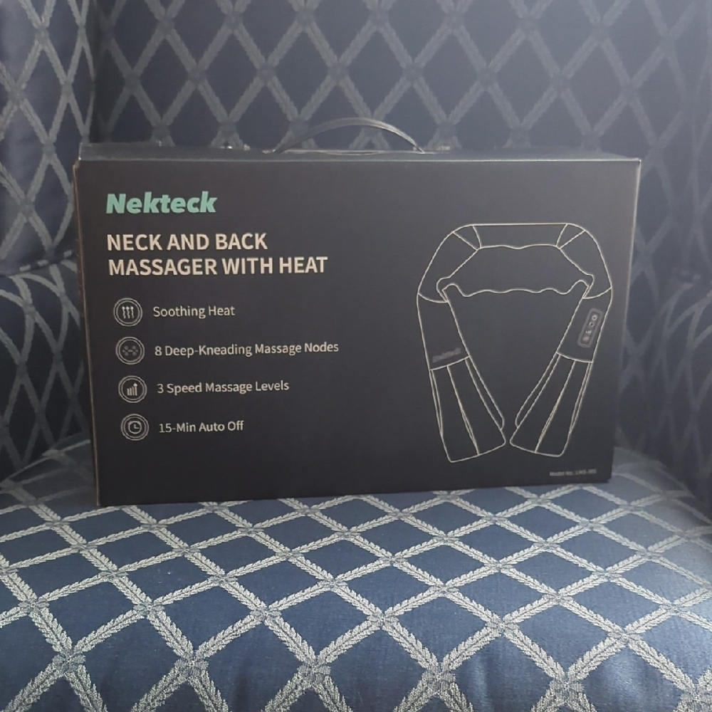 Nekteck Neck and Back Massager with Heat